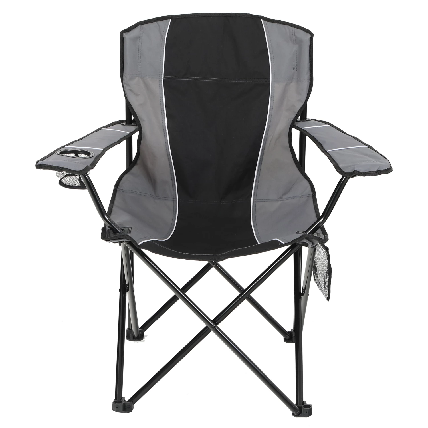 Brand new ๐ Garden Treasures Beach & Camping Chairs Black/Grey Folding Camping Chair โค๏ธ 1 Brand new ๐ Garden Treasures Beach & Camping Chairs Black/Grey Folding Camping Chair โค๏ธ
