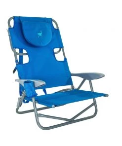 Promo 🌟 Deltess Beach & Camping Chairs Blue Folding Beach Chair 💯