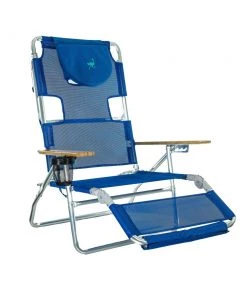 Flash Sale 😀 Deltess Beach & Camping Chairs Blue Folding Beach Chair 🎁