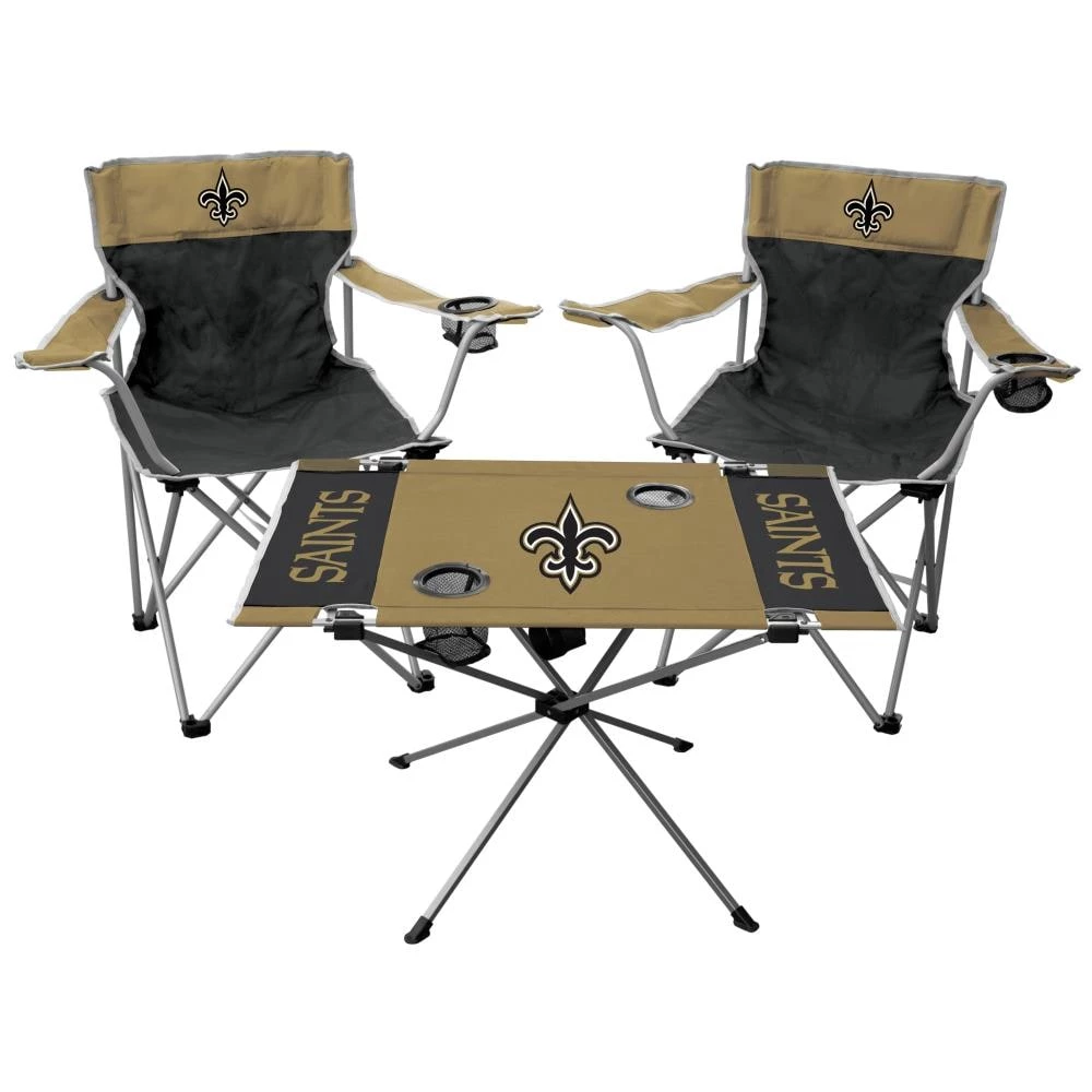 Best Sale ⌛ Rawlings Beach & Camping Chairs New Orleans Saints Multi Color Folding Tailgate Set Chair ⌛ 1 Best Sale ⌛ Rawlings Beach & Camping Chairs New Orleans Saints Multi Color Folding Tailgate Set Chair ⌛