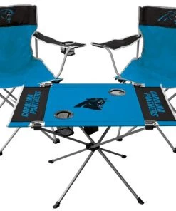 Budget 🌟 Rawlings Beach & Camping Chairs Carolina Panthers Multi Color Folding Tailgate Set Chair 🤩