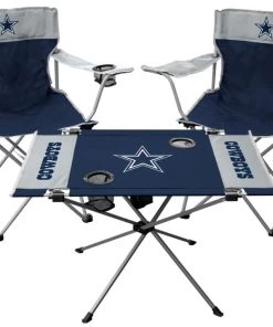 Best reviews of 🎁 Rawlings Beach & Camping Chairs Dallas Cowboys Multi Color Folding Tailgate Set Chair 🎁
