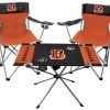 Deals 🎉 Rawlings Beach & Camping Chairs Cincinnati Bengals Multi Color Folding Tailgate Set Chair 🤩