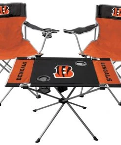 Deals 🎉 Rawlings Beach & Camping Chairs Cincinnati Bengals Multi Color Folding Tailgate Set Chair 🤩