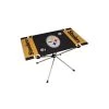 Promo 😀 Rawlings Beach & Camping Chairs Pittsburgh Steelers Multi-color Folding Tailgate Table Chair ✨