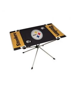 Promo 😀 Rawlings Beach & Camping Chairs Pittsburgh Steelers Multi-color Folding Tailgate Table Chair ✨