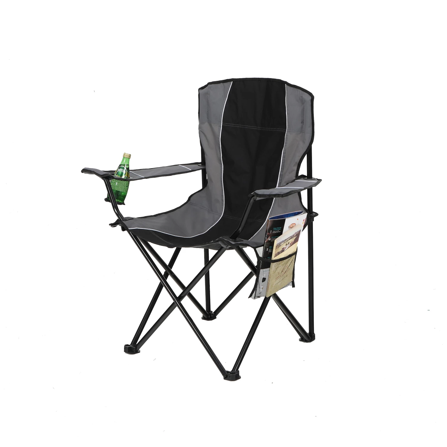 Brand new ๐ Garden Treasures Beach & Camping Chairs Black/Grey Folding Camping Chair โค๏ธ 4 Brand new ๐ Garden Treasures Beach & Camping Chairs Black/Grey Folding Camping Chair โค๏ธ - Image 4