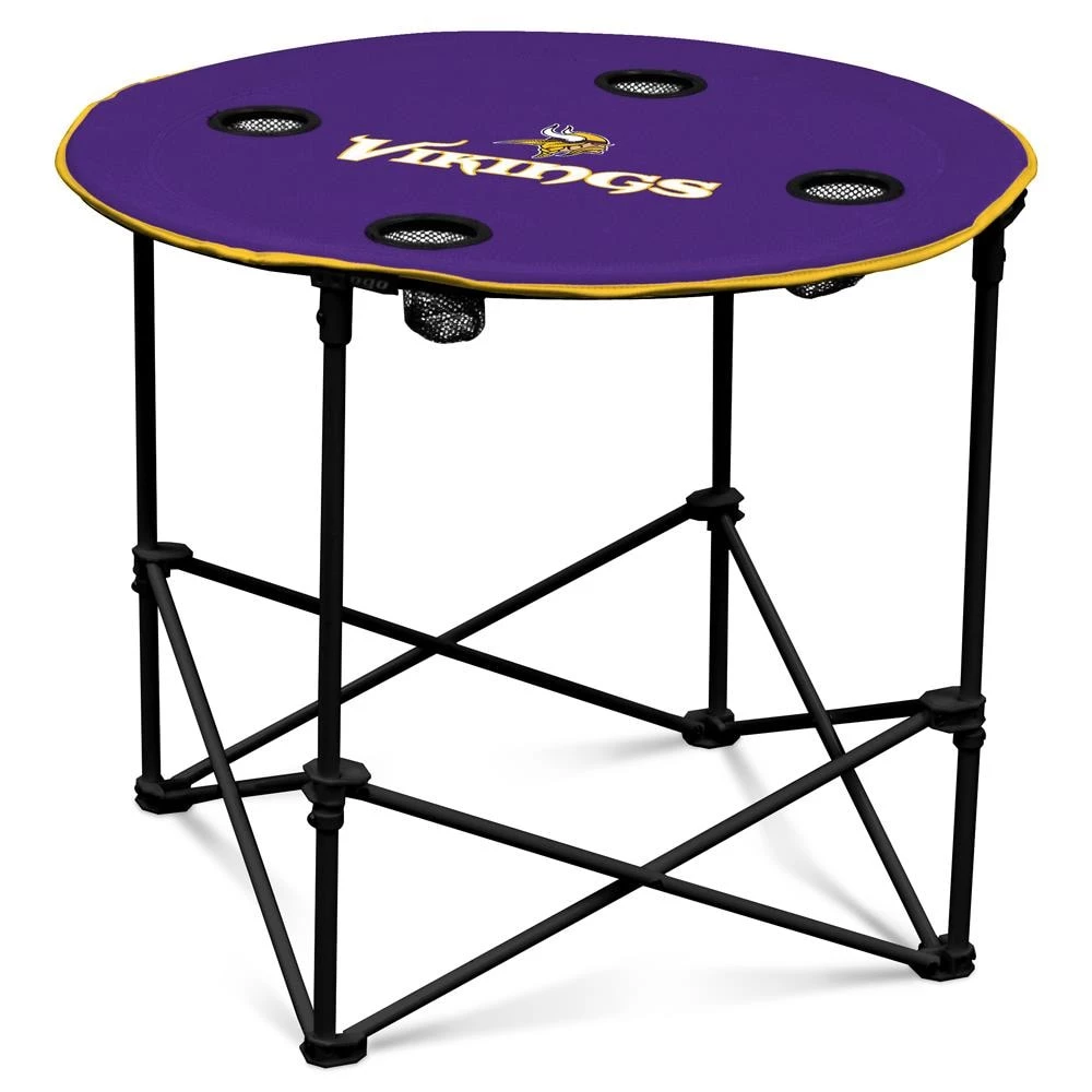 New โญ Logo Brands Beach & Camping Chairs Minnesota Vikings Purple Folding Tailgate Table Chair ๐งจ 1 New โญ Logo Brands Beach & Camping Chairs Minnesota Vikings Purple Folding Tailgate Table Chair ๐งจ