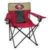 Hot Sale 🛒 Logo Brands Beach & Camping Chairs San Francisco 49ers Team Color Folding Tailgate Chair ⭐
