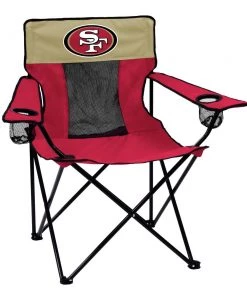 Hot Sale 🛒 Logo Brands Beach & Camping Chairs San Francisco 49ers Team Color Folding Tailgate Chair ⭐