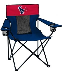 Best Pirce 🛒 Logo Brands Beach & Camping Chairs Houston Texans Team Color Folding Tailgate Chair 🧨