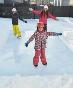 Budget 🛒 Gazebo Penguin Snow Sleds Simple Rink Backyard Ice Skating Rink ✔️ -Outdoor Recreation Shop 12111856