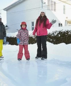 Budget 🛒 Gazebo Penguin Snow Sleds Simple Rink Backyard Ice Skating Rink ✔️ -Outdoor Recreation Shop 12111857