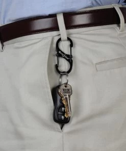 Best deal 🔥 Nite Ize Carabiners 1.9-in Black Locking Oval Wire Carabiner 👍 -Outdoor Recreation Shop 15030542