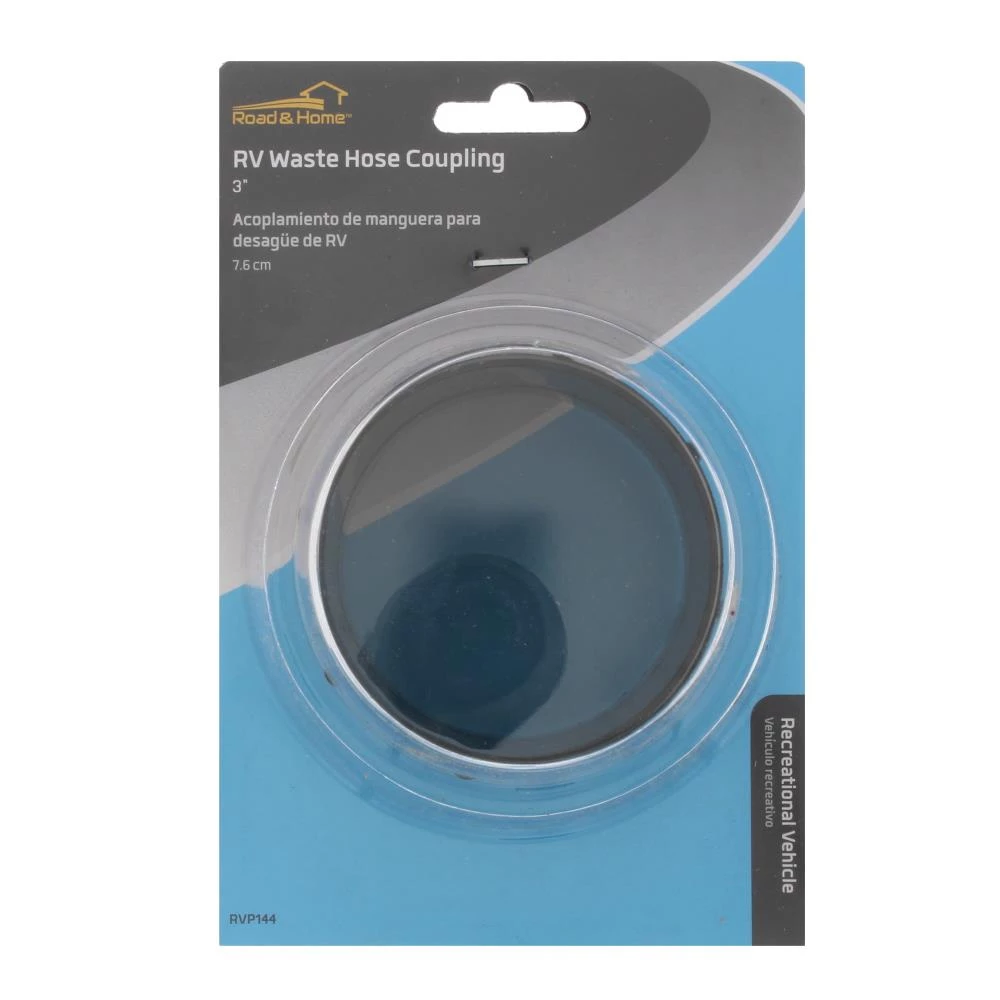 Budget ๐ Road & Home RV Accessories RV Waste Hose Coupling Connects to 3 In. Hose with Black ABS Construction ๐ 3 Budget ๐ Road & Home RV Accessories RV Waste Hose Coupling Connects to 3 In. Hose with Black ABS Construction ๐ - Image 3