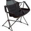 Promo ✨ RIO Brands Beach & Camping Chairs Charcoal Black Folding Beach Lounger Chair 👍