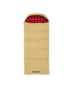 Best Pirce ⭐ Bushnell Sleeping Bags & Pads Bushnell 20 Degree Hooded Canvas Sleeping Bag 🧨