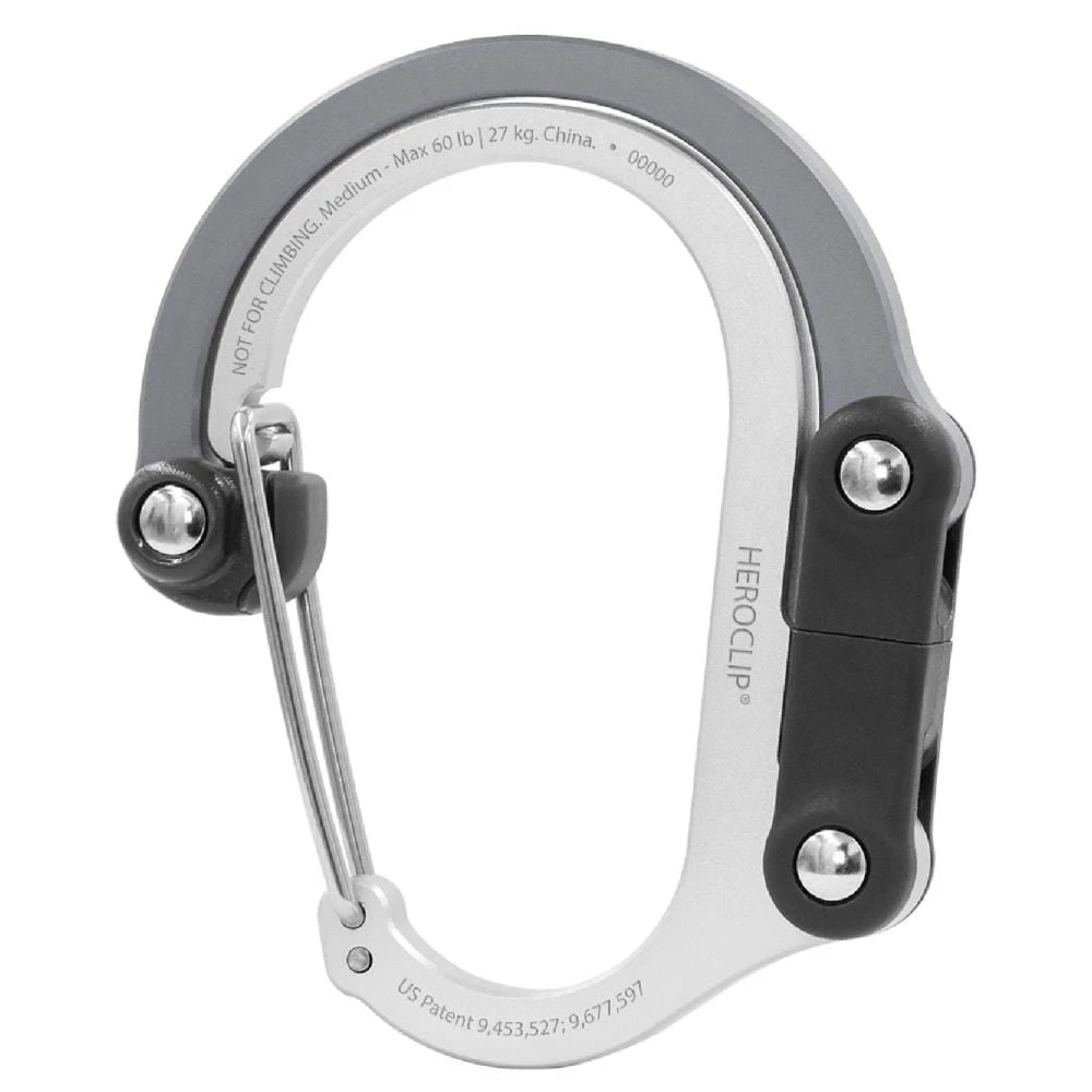 Best Sale ๐ Heroclip Carabiners Heroclip Medium Shade of Gray ๐คฉ 1 Best Sale ๐ Heroclip Carabiners Heroclip Medium Shade of Gray ๐คฉ