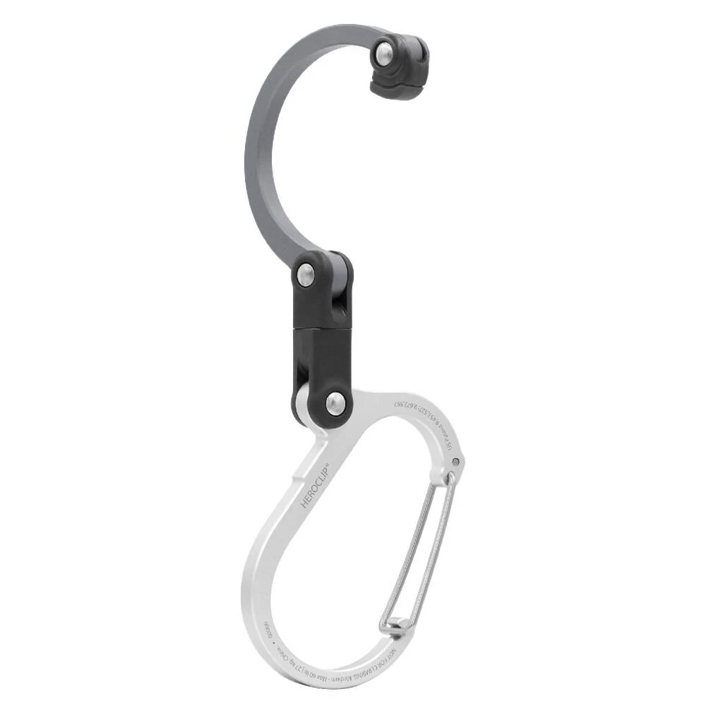 Best Sale ๐ Heroclip Carabiners Heroclip Medium Shade of Gray ๐คฉ 2 Best Sale ๐ Heroclip Carabiners Heroclip Medium Shade of Gray ๐คฉ - Image 2