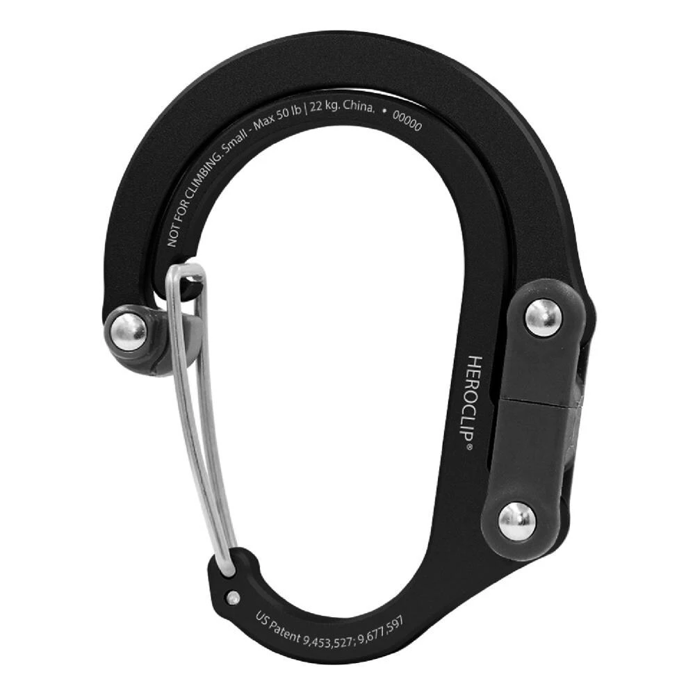 Best reviews of ❤️ Heroclip Carabiners Heroclip Small Stealth Black 💯 2 Best reviews of ❤️ Heroclip Carabiners Heroclip Small Stealth Black 💯 - Image 2