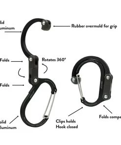 Cheapest ✨ Heroclip Carabiners Heroclip Medium Stealth Black 🎁 -Outdoor Recreation Shop 42209472