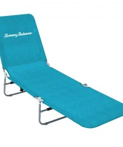 Best Sale 👍 Tommy Bahama Beach & Camping Chairs Blue Folding Beach Lounger Chair 🧨