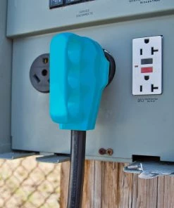 Outlet 🧨 Road & Home RV Accessories 18 In. RV Electrical Adapter Fits 50 Amp Male to 30 Amp Female with Pull Out Handles Type 10/3 STW 30 Amp 125 V to 4 Degrees Fahrenheit Cold Weather Jacket Black with Yellow Handles 😀 -Outdoor Recreation Shop 46314558