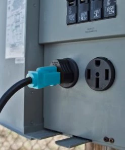 Deals 🧨 Road & Home RV Accessories 12 In. RV Electrical Adapter Fits 30 Amp Male to 15 Amp Female with Pull Out Handles Type 12/3 SJTW 30 Amp 125 V to 4 Degrees Fahrenheit Cold Weather Jacket Black with Yellow Handles 🧨 -Outdoor Recreation Shop 46314763