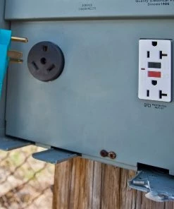 Cheapest ✔️ Road & Home RV Accessories 18 In. RV Electrical Adapter Fits 30 Amp Male to 50 Amp Female with Pull Out Handles Type 10/3 STW 30 Amp 125 V to 4 Degrees Fahrenheit Cold Weather Jacket Black with Yellow Handles ✨ -Outdoor Recreation Shop 46314765